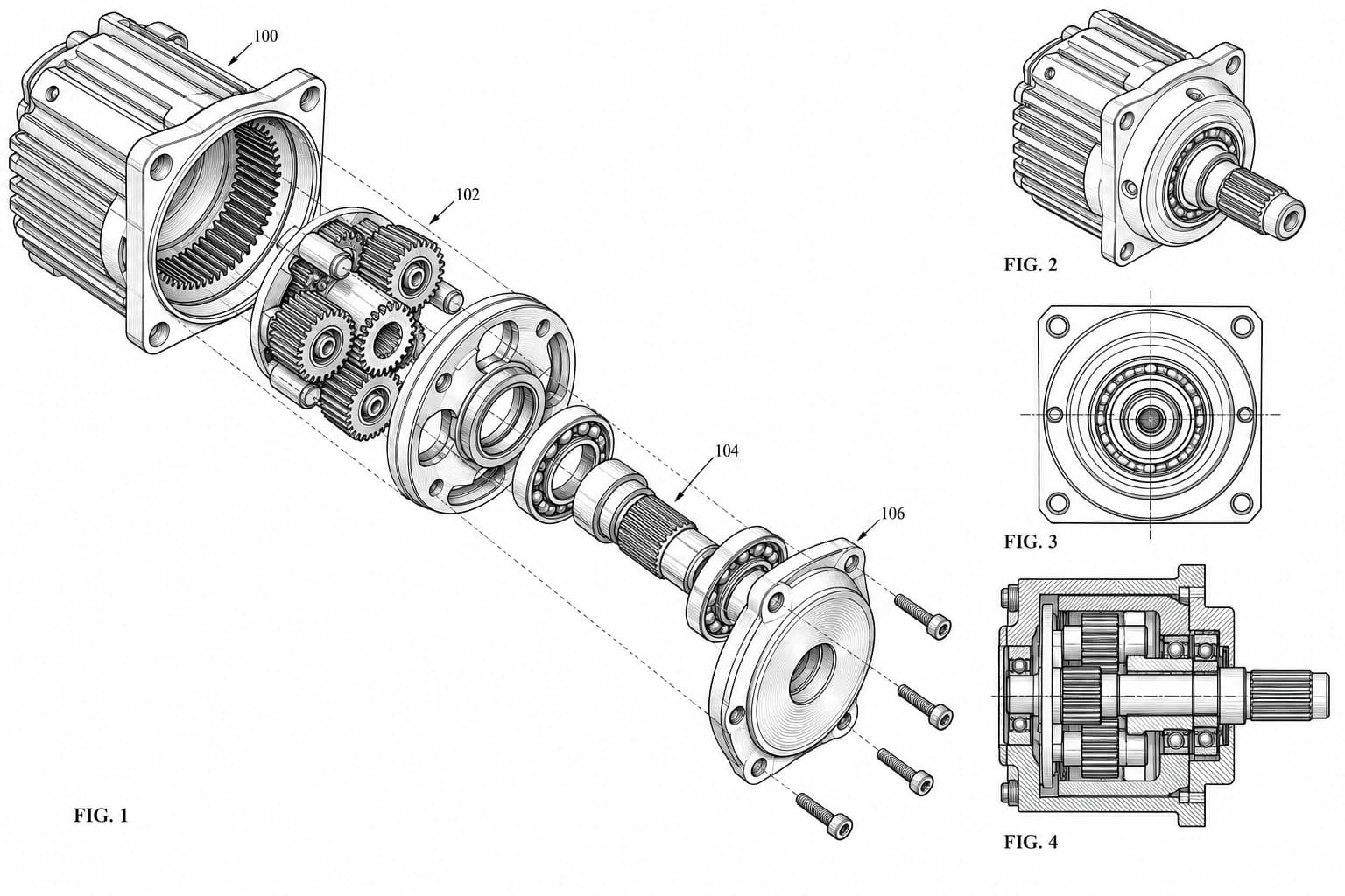 Patent Drawing & Diagram Redrawing — AI-generated visual concept