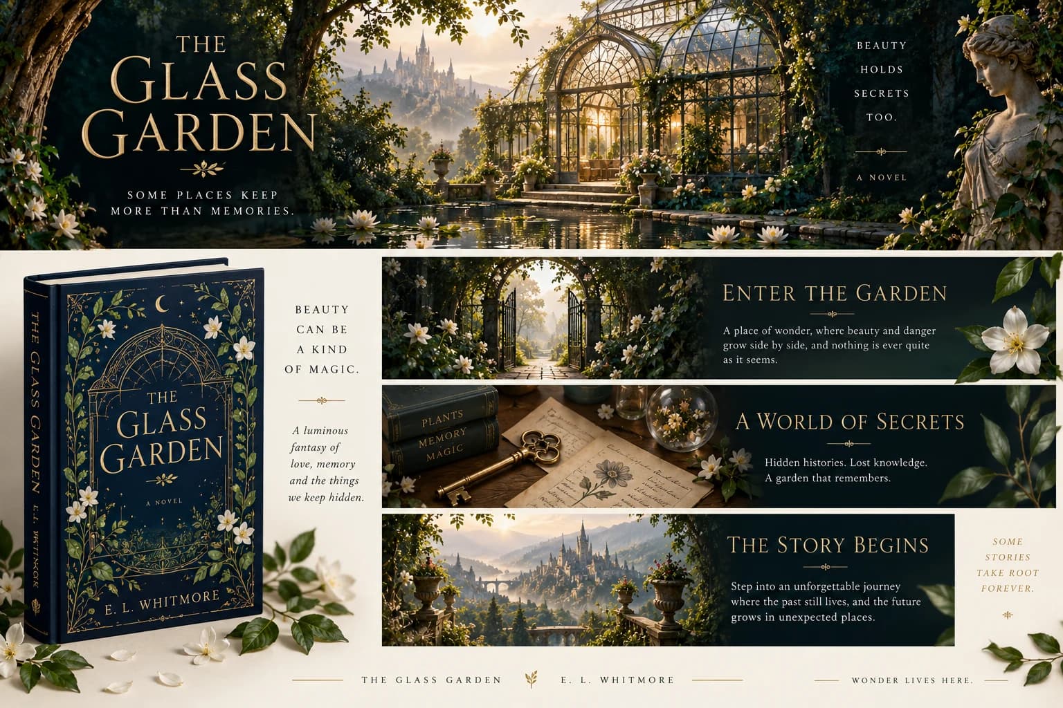 Amazon A+ Content Design for Books — AI-generated visual concept