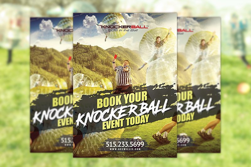 Knockerball Event Flyer