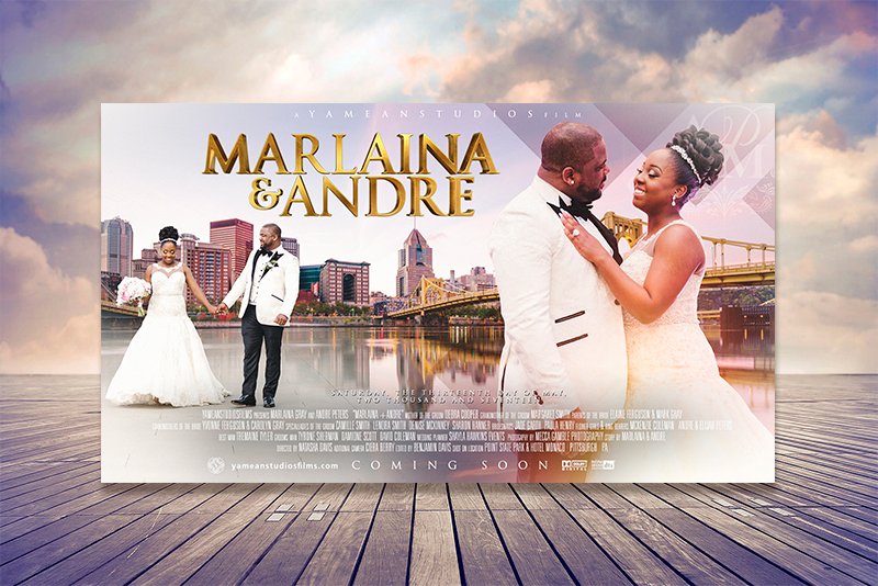 Marlaina & Andre | Wedding Poster