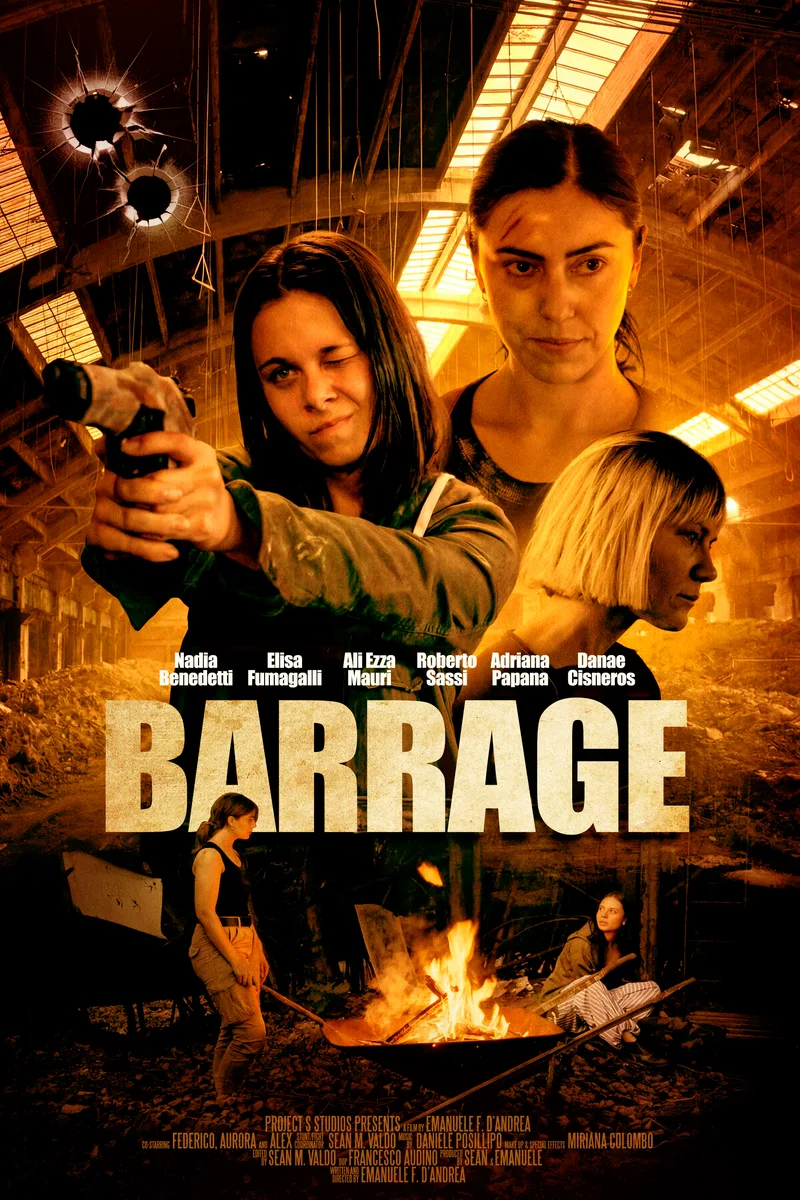 Barrage movie poster: the cast arranged above the title