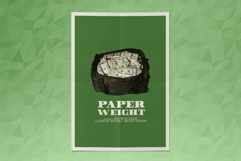 Paper Weight Poster de Cine