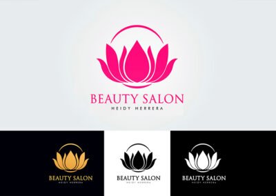 Logo Beauty Salon | Heidy Herrera