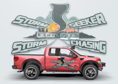 Storm Seeker Logo | Truck Plot