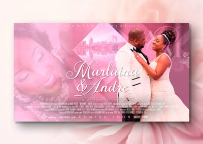 Marlaina & Andre | Wedding Poster version #2